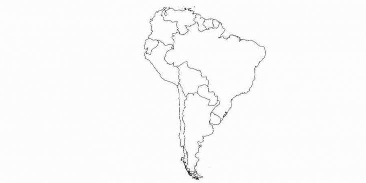 Los Mejores Mapas De Sudamerica Para Imprimir Y Colorear