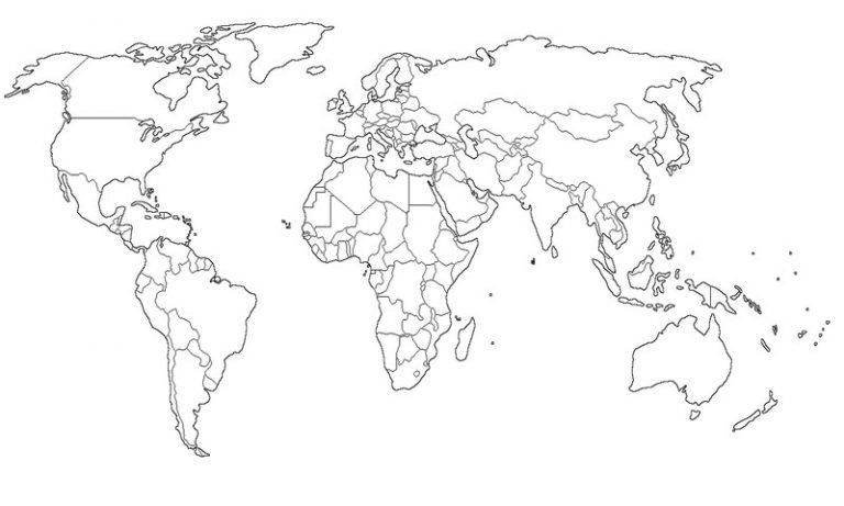 Mapamundis Politicos Para Imprimir Mapas Del Mundo 2020