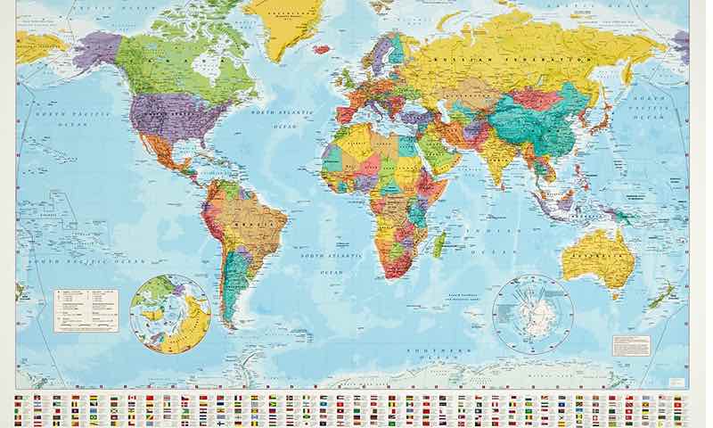 Mapamundis Politicos Para Imprimir Mapas Del Mundo 2020