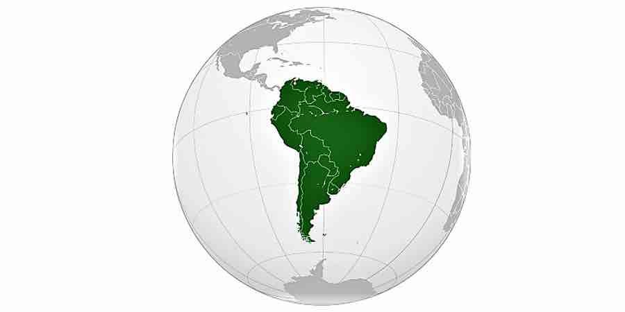 mapa de Sudamerica