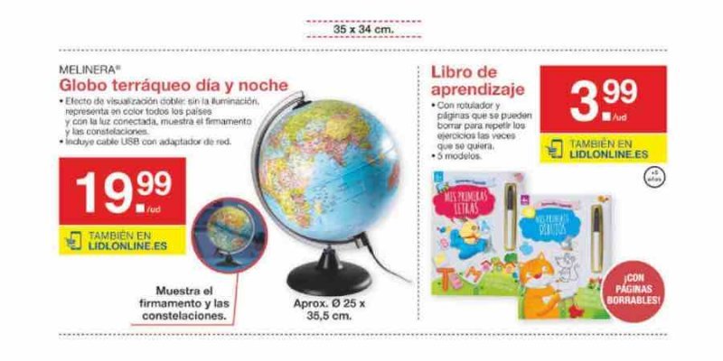 ᐈ Globo Terraqueo LIDL‼️【OFERTAS ONLINE 2020】🥇